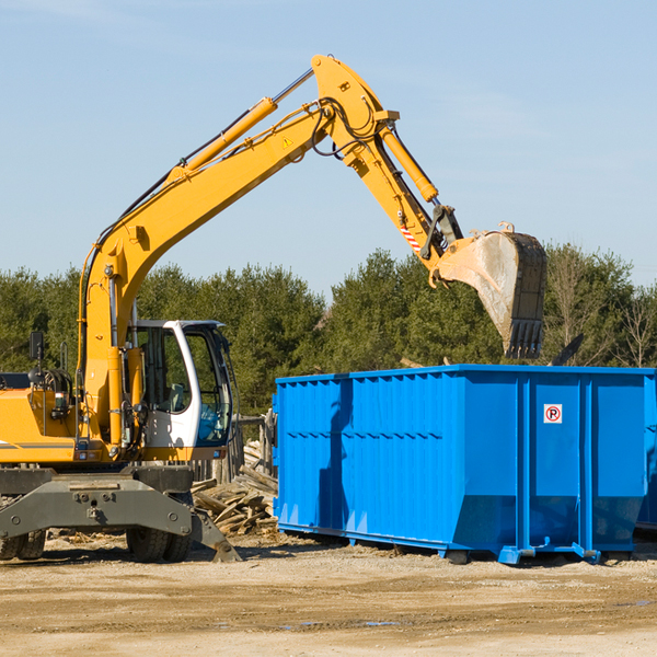 how many times can i have a residential dumpster rental emptied in Fairmount Maryland